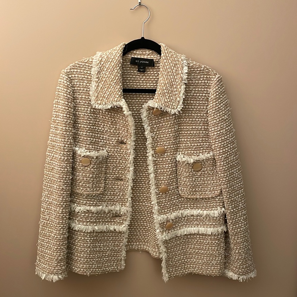 St. John Resort 2011 Lightweight Boucle Jacket